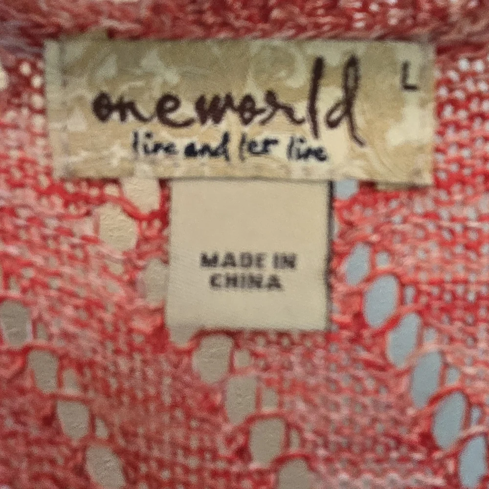 ONE WORLD elegant orange
